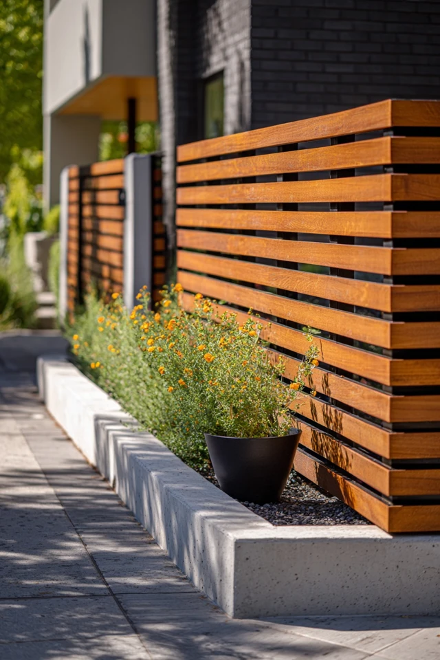 Gorgeous Modern Privacy Fence Decor That Feels Effortless - photo 5