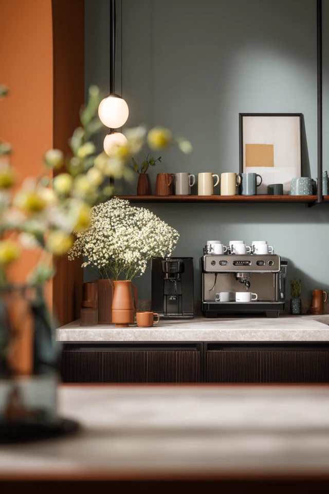 Modern Coffee Area In Kitchen Inspiration for Every Space - photo 5