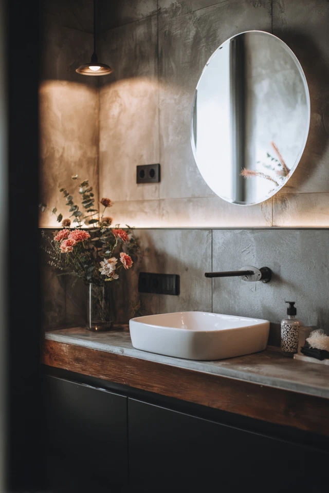 The Best Small Modern Rustic Bathroom Ideas Trends to Try This Year - photo 5