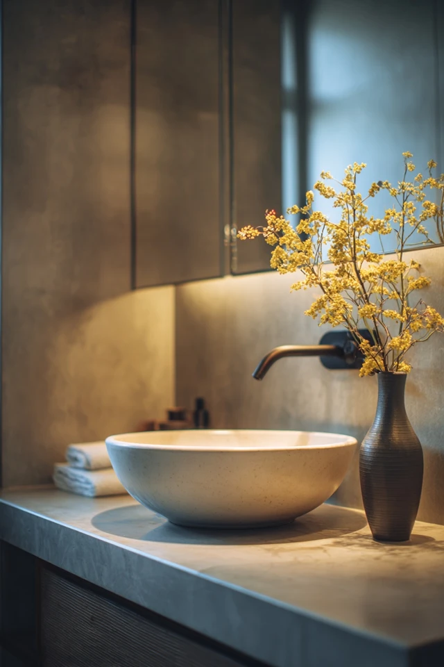 Modern Yellow And Gray Bathroom Ideas Inspiration for Every Space - photo 5
