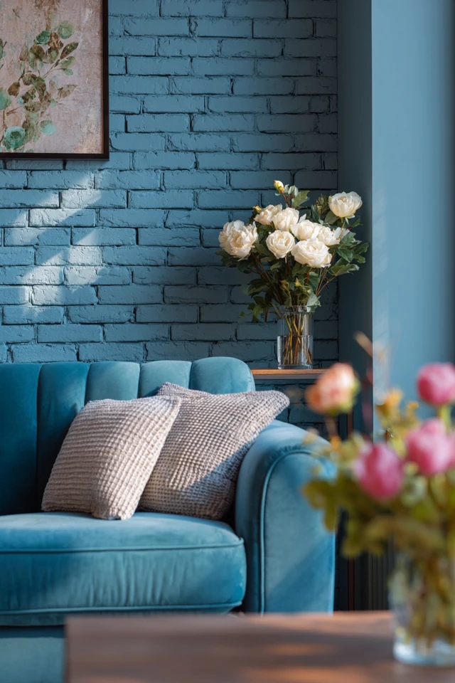 Gorgeous Modern Brick Wall Design Living Room Decor That Feels Effortless - photo 5