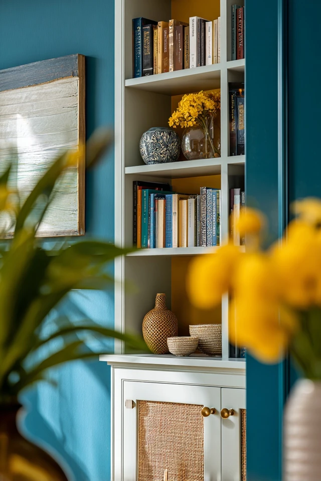 Beautiful Built-In Bookcase Around Doorway Ideas for a Stylish Home - photo 5