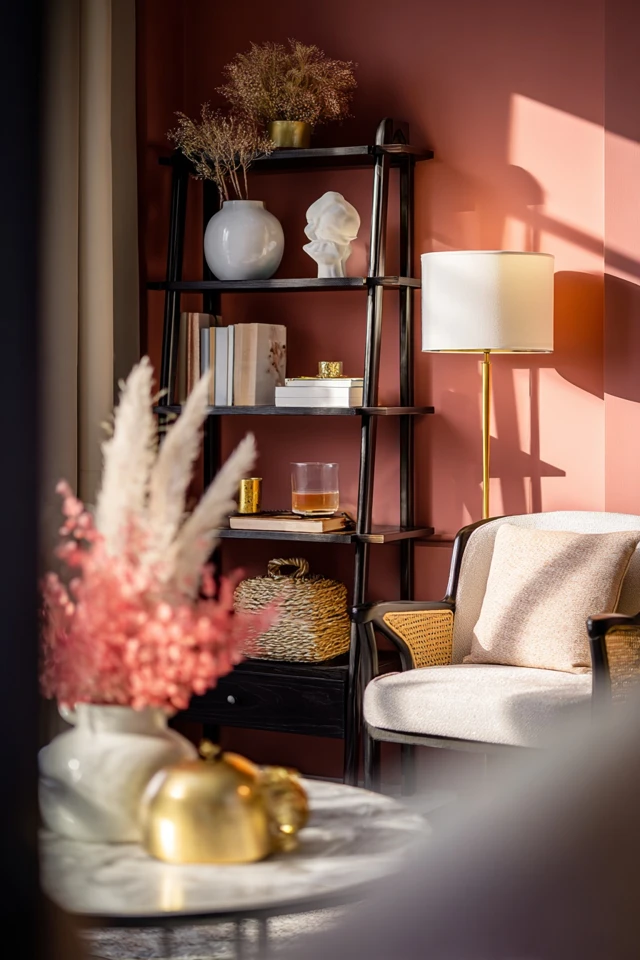 Living Room Ladder Shelf Decor Ideas Aesthetic: Create a Look You’ll Love - photo 5