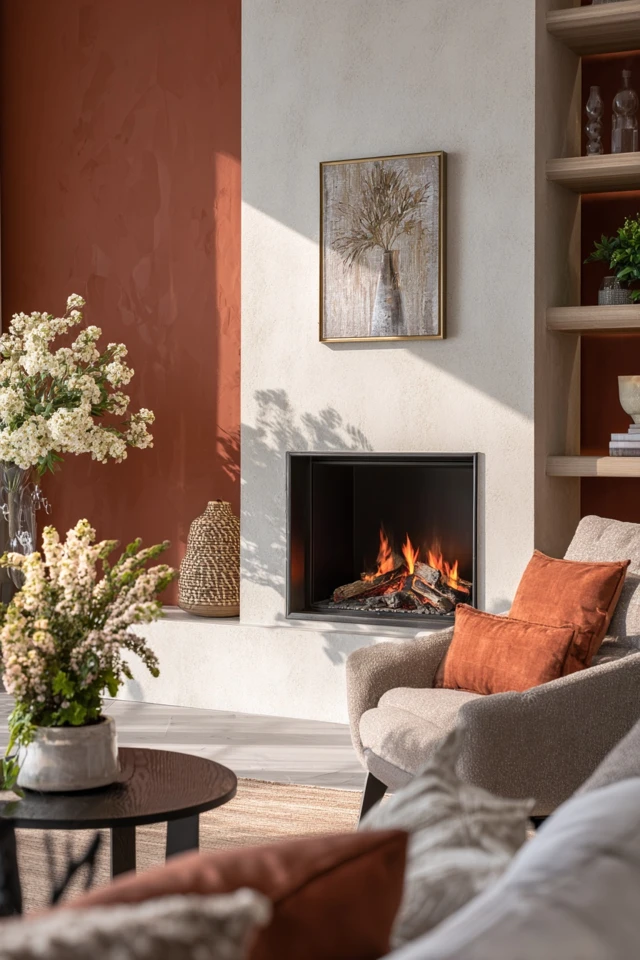 Timeless Office With Fireplace Decor for a Chic Home - photo 5