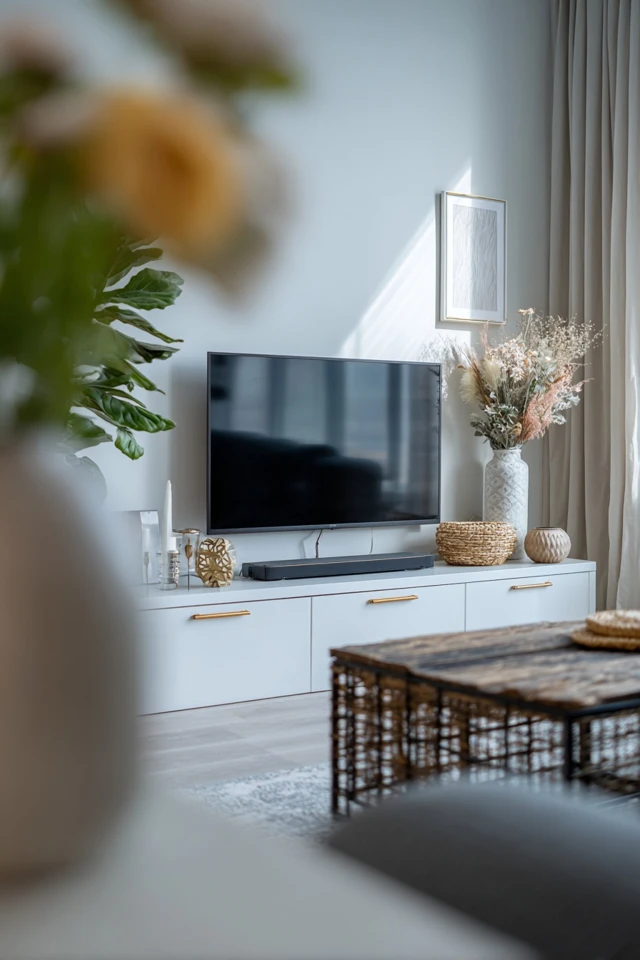 Victorian and modern styles combined in a refreshed living room