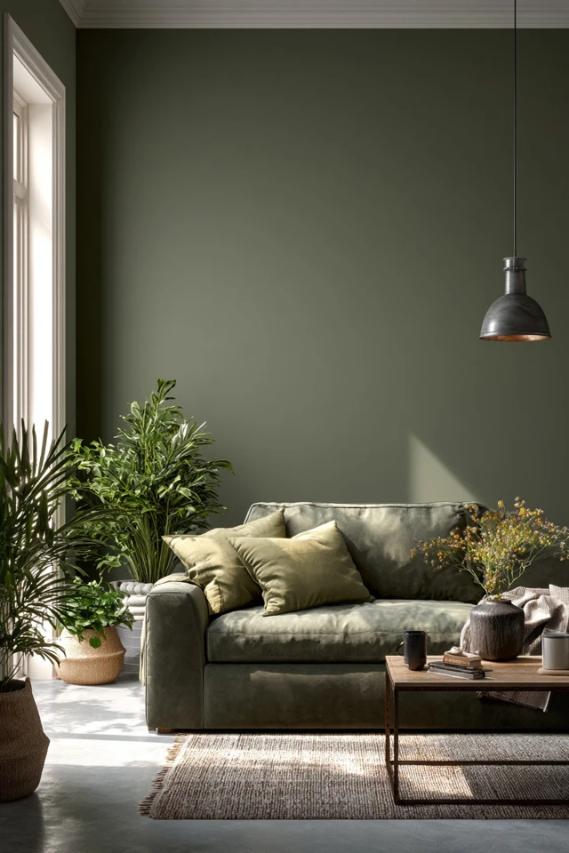 Olive Green Walls Styling Guide for a Warm, Inviting Home - photo 5