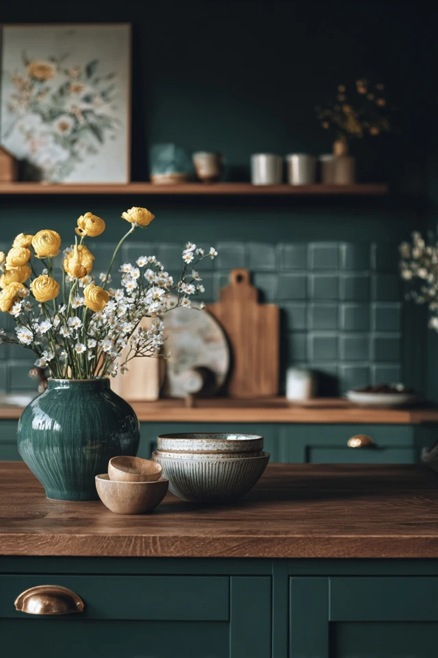 Elegant Dark Green Kitchen Decor Ideas You’ll Love - photo 5