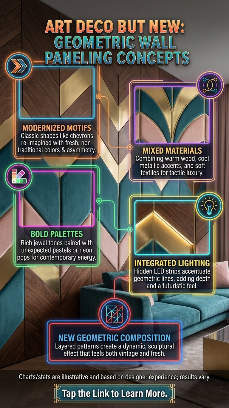 Geometric Wall Paneling Ideas That Feel Art Deco but New - photo 6