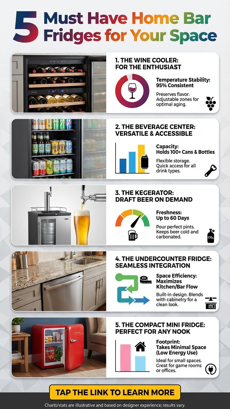5 Must Have Home Bar Fridges for Your Space - photo 4