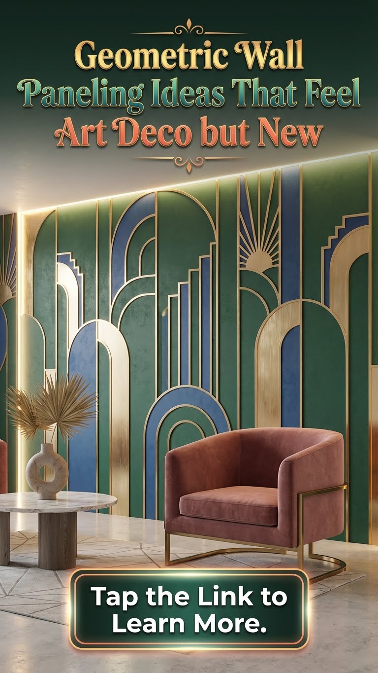 Geometric Wall Paneling Ideas That Feel Art Deco but New - photo 11