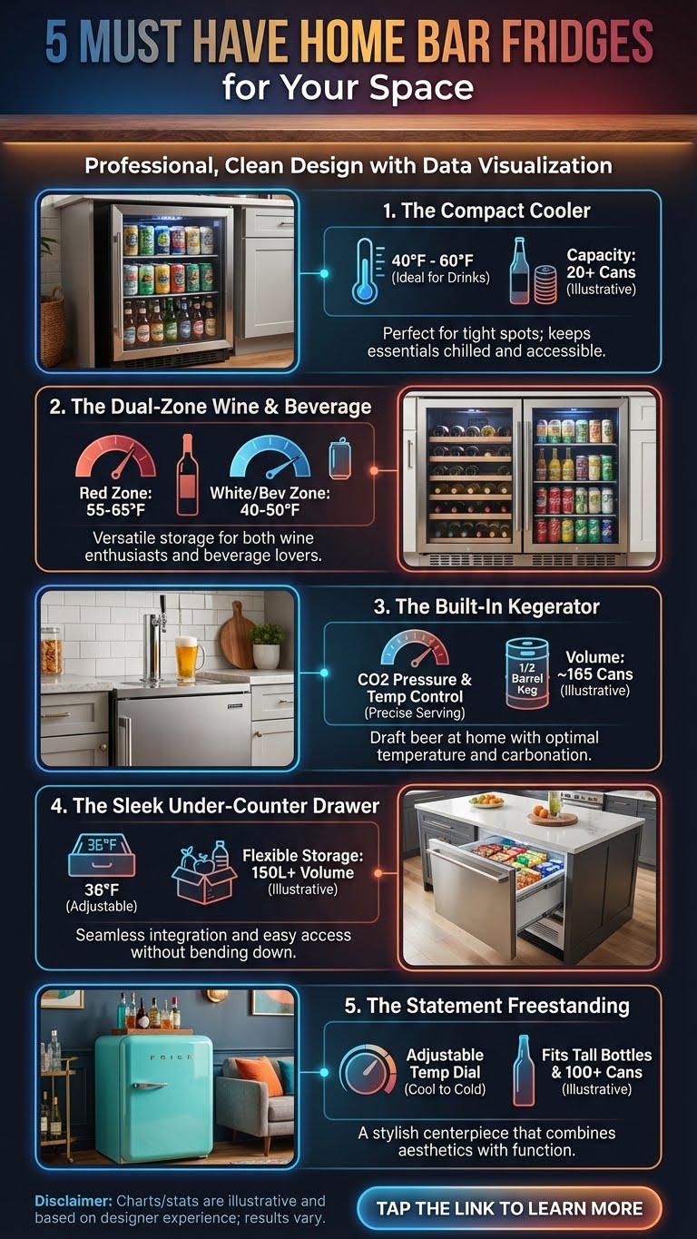 5 Must Have Home Bar Fridges for Your Space - photo 3