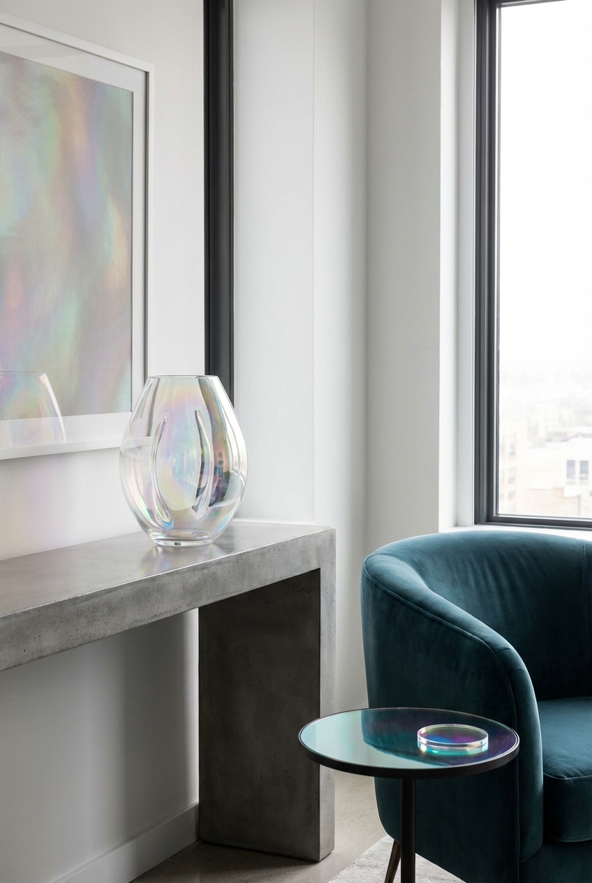 How to Use Holographic Accents Without Making a Room Look Cheap