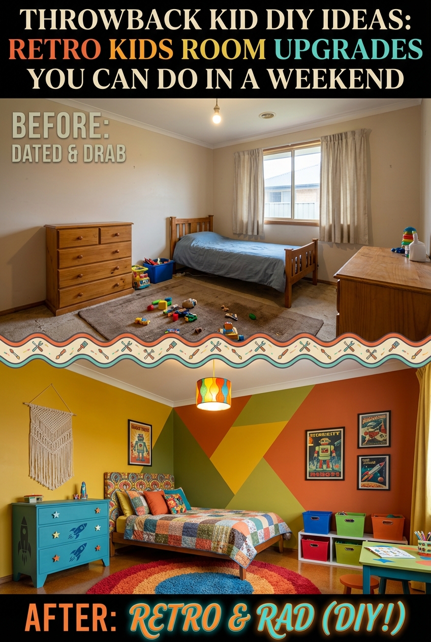 Throwback Kid DIY Ideas: Retro Kids Room Upgrades You Can Do in a Weekend - photo 5