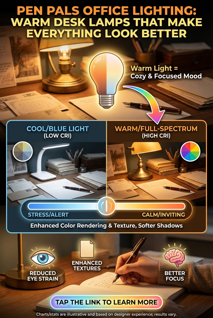 Pen Pals Office Lighting: Warm Desk Lamps That Make Everything Look Better - photo 4