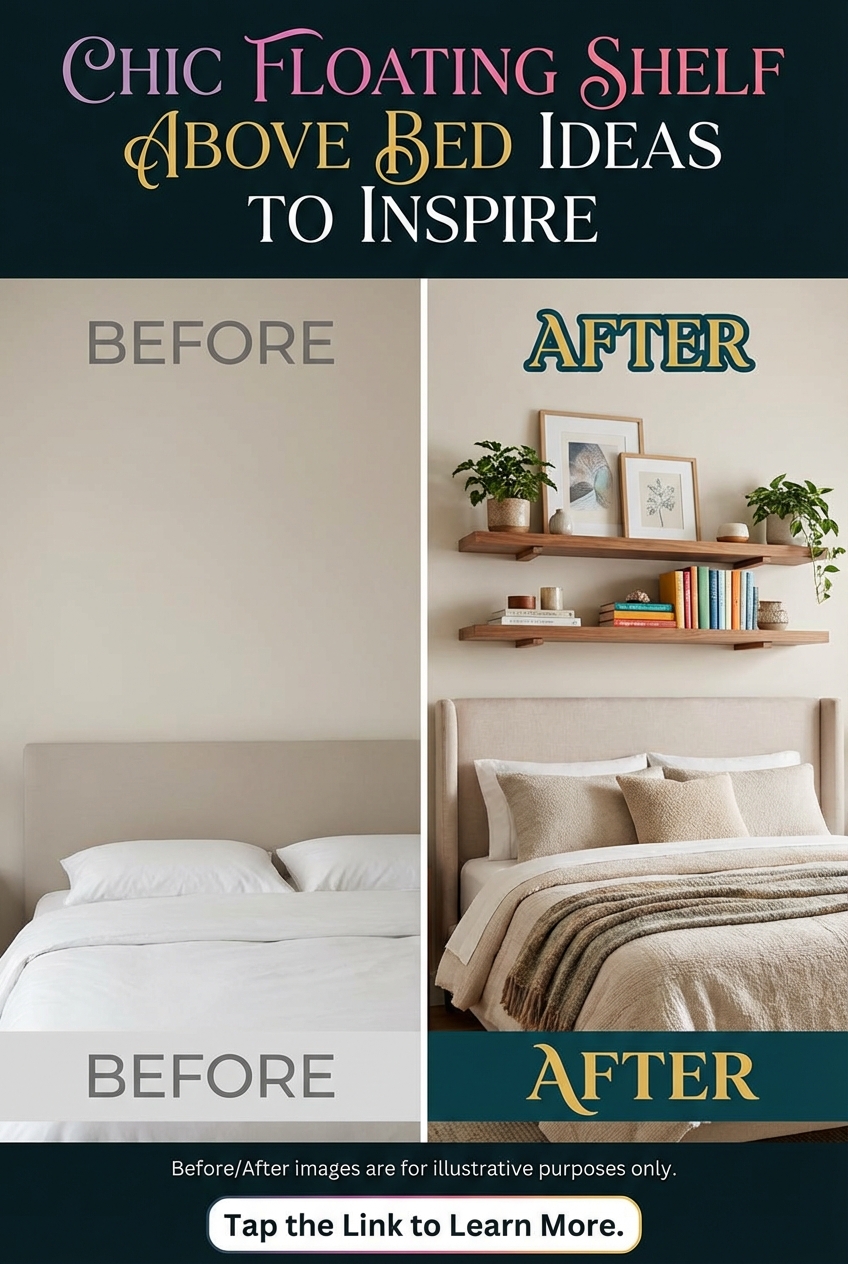 Chic Floating Shelf Above Bed Ideas to Inspire - photo 5