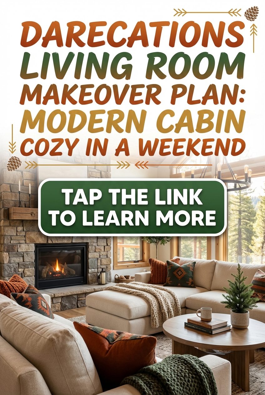 Darecations Living Room Makeover Plan: Modern Cabin Cozy in a Weekend - photo 2
