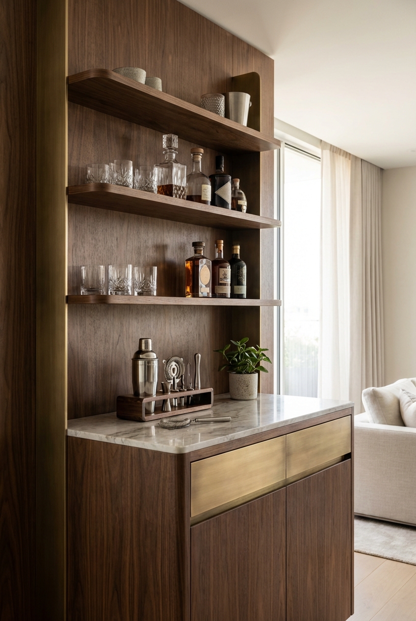 Modern Bar Cabinets Ideas for Stylish Homes