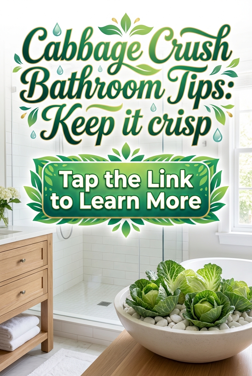 Cabbage Crush Bathroom Tips: Keep it crisp - photo 2