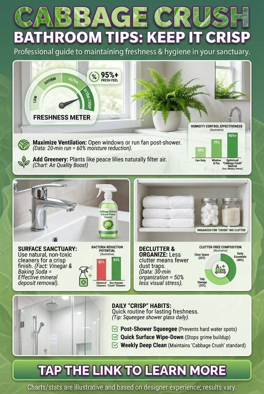 Cabbage Crush Bathroom Tips: Keep it crisp - photo 3