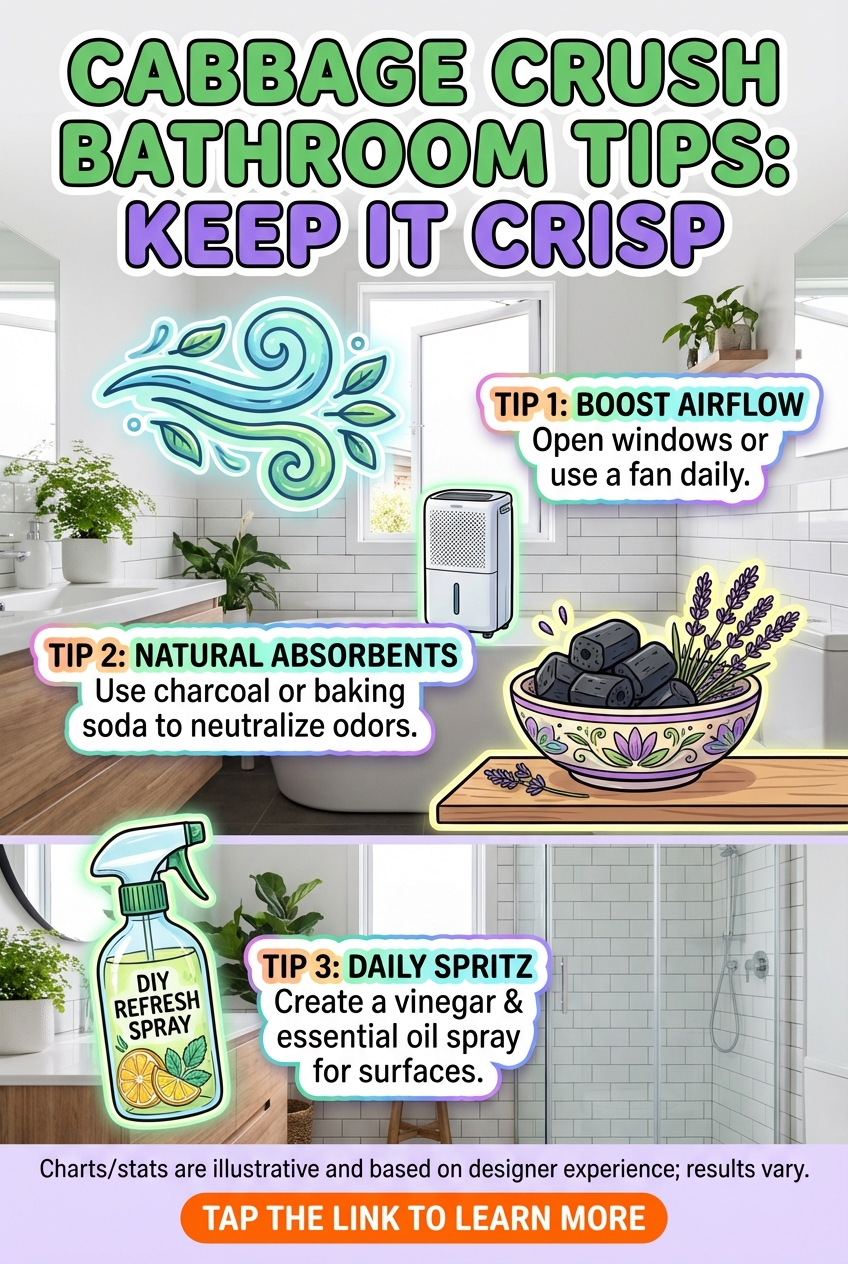Cabbage Crush Bathroom Tips: Keep it crisp - photo 4