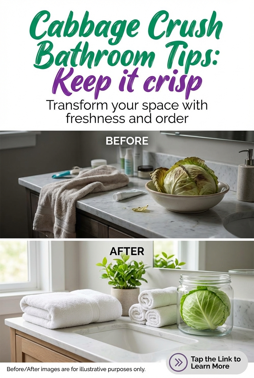 Cabbage Crush Bathroom Tips: Keep it crisp - photo 5