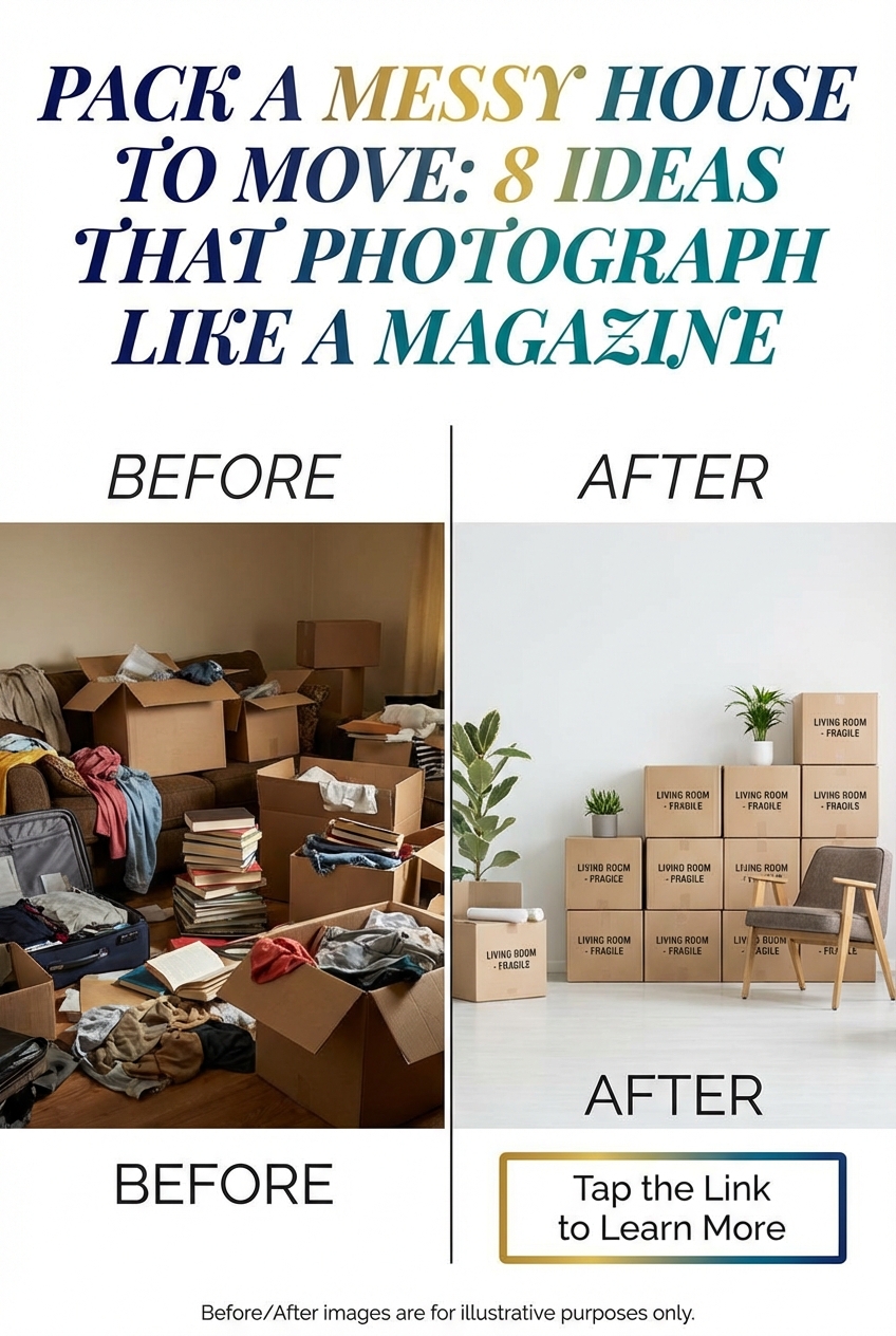 Pack a Messy House to Move: 8 Ideas That Photograph Like a Magazine - photo 5