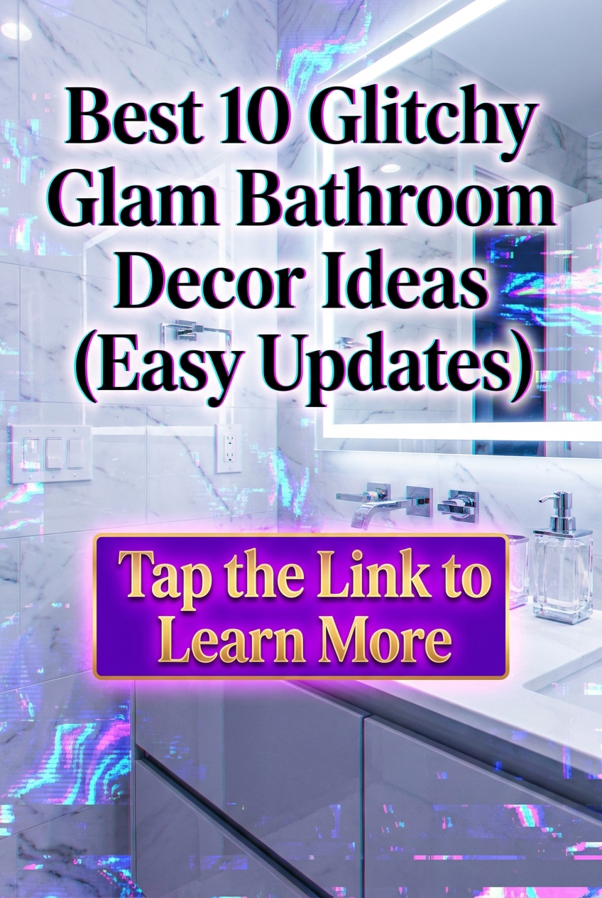 Best 10 Glitchy Glam Bathroom Decor Ideas (Easy Updates) - photo 2