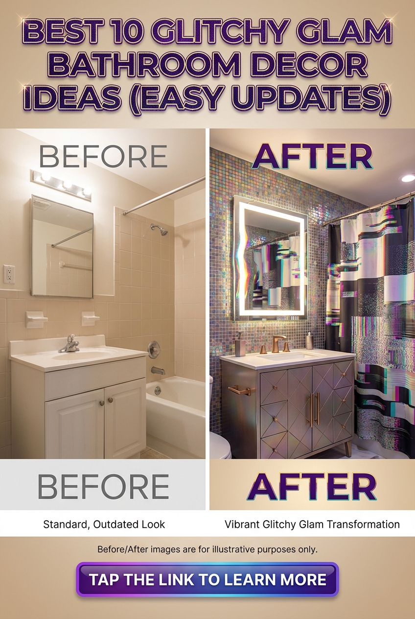 Best 10 Glitchy Glam Bathroom Decor Ideas (Easy Updates) - photo 5