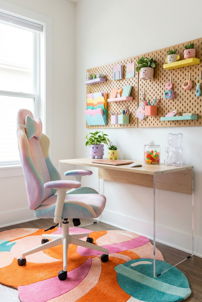 Gimme Gummy Home Office Ideas: Playful Focus Spaces