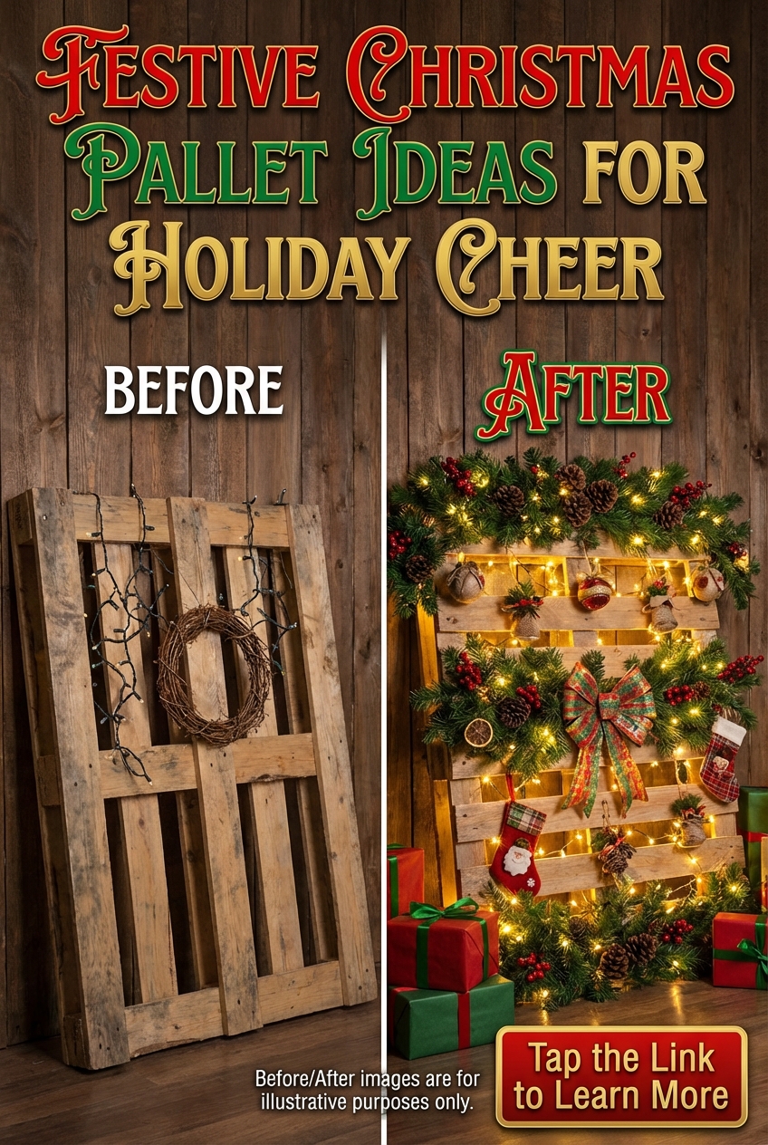 Festive Christmas Pallet Ideas for Holiday Cheer - photo 5