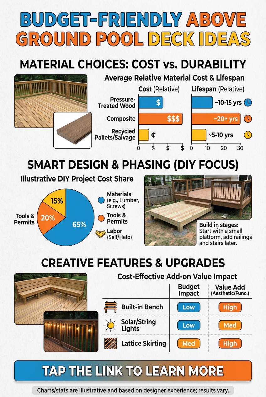 Budget Friendly Above Ground Pool Deck Ideas - photo 3