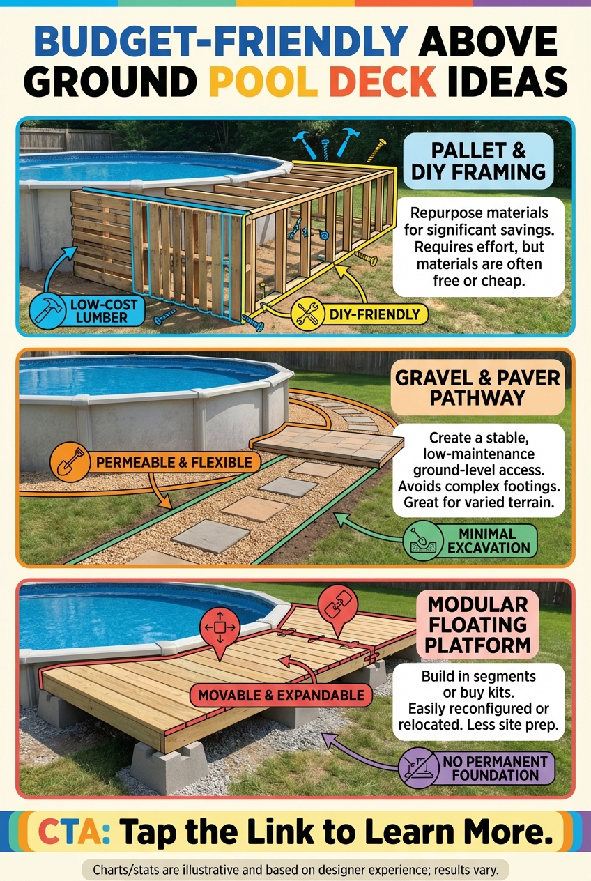 Budget Friendly Above Ground Pool Deck Ideas - photo 4