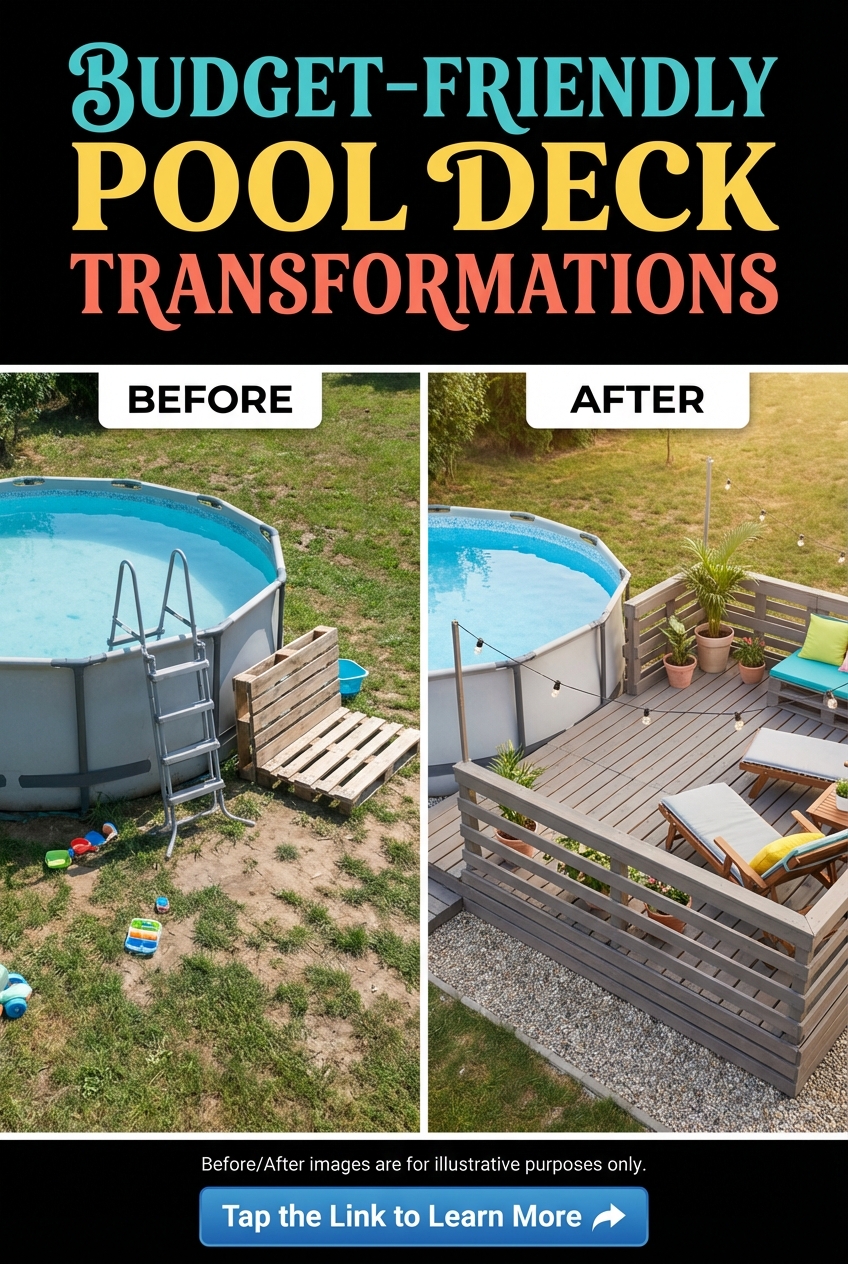 Budget Friendly Above Ground Pool Deck Ideas - photo 5