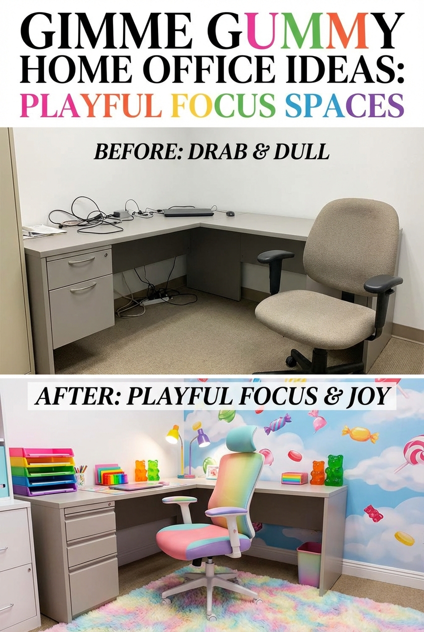 Gimme Gummy Home Office Ideas: Playful Focus Spaces - photo 5