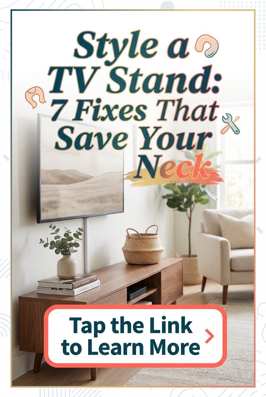Style a TV Stand: 7 Fixes That Save Your Neck - photo 2