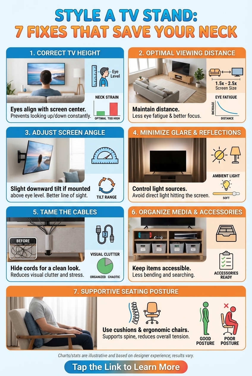 Style a TV Stand: 7 Fixes That Save Your Neck - photo 3