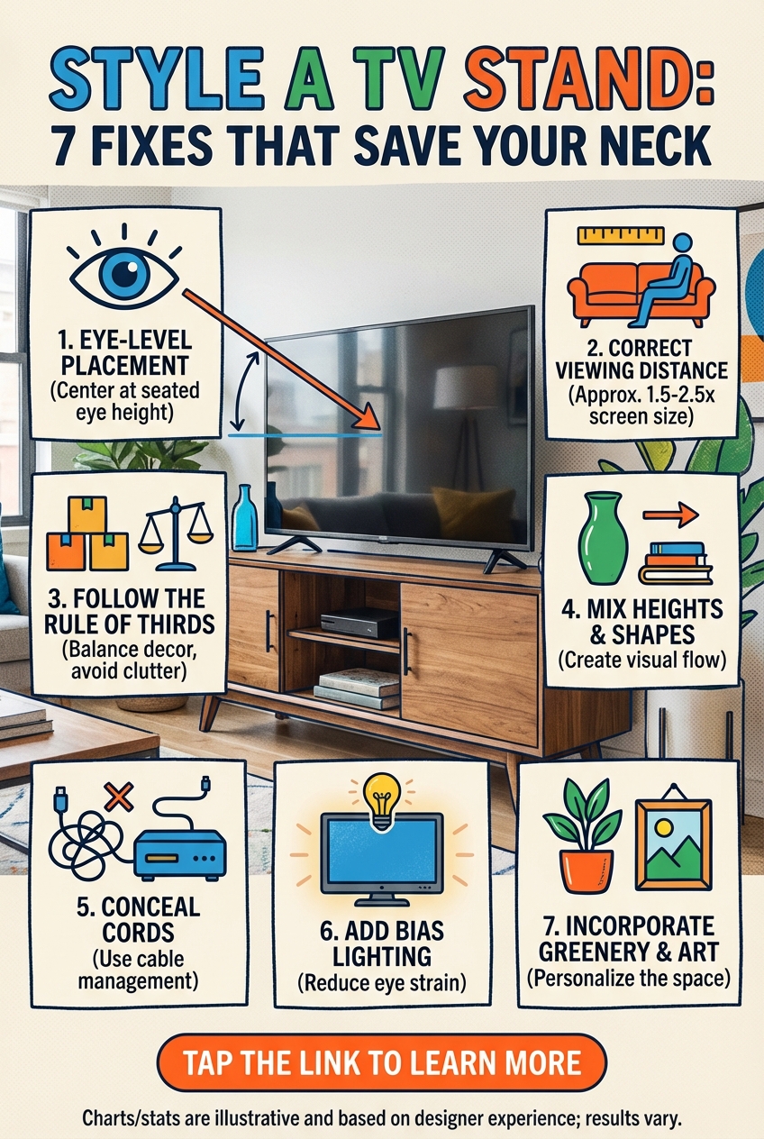 Style a TV Stand: 7 Fixes That Save Your Neck - photo 4