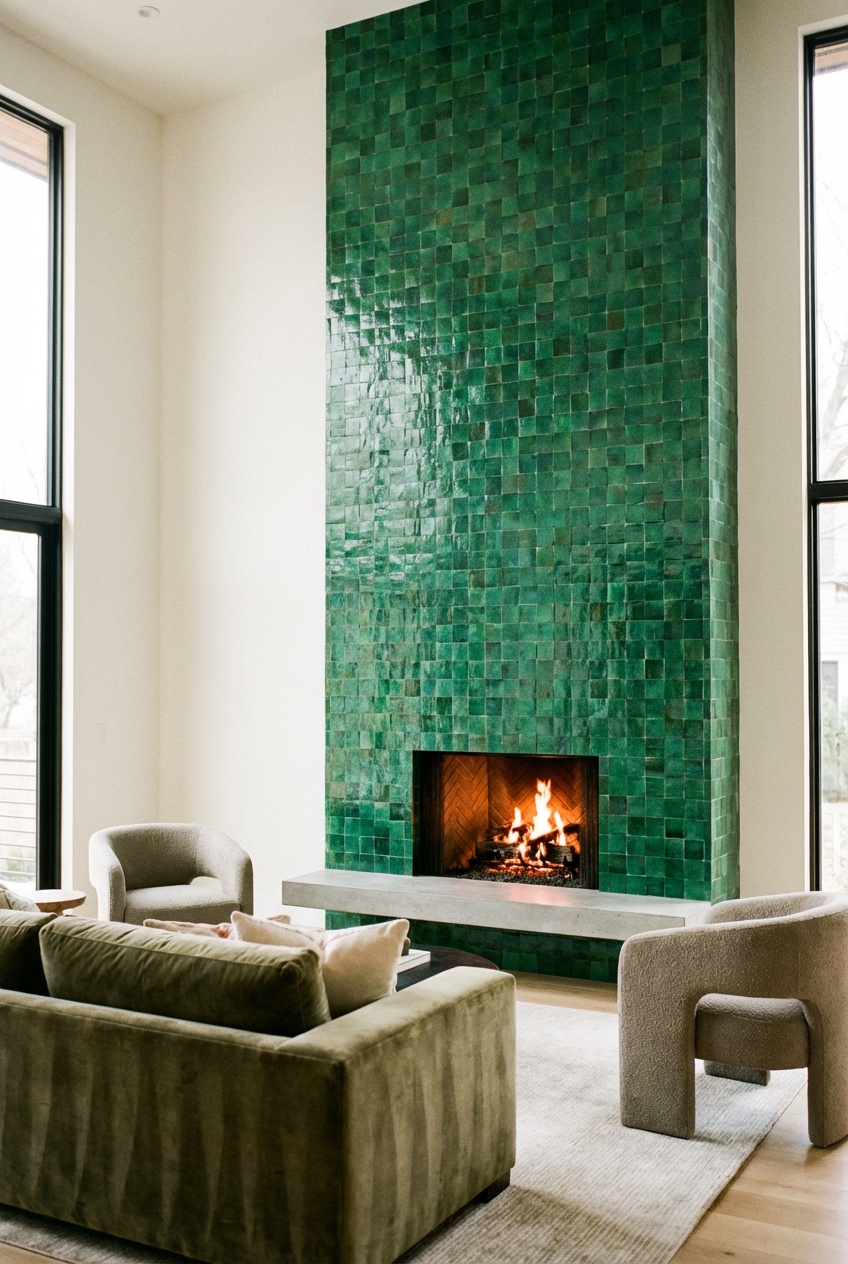 Elevate Your Space with Floor to Ceiling Fireplace Tile Ideas