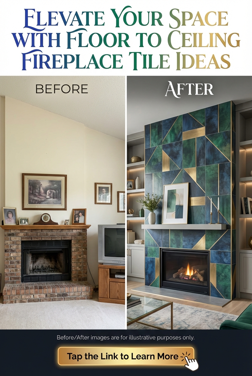 Elevate Your Space with Floor to Ceiling Fireplace Tile Ideas - photo 5