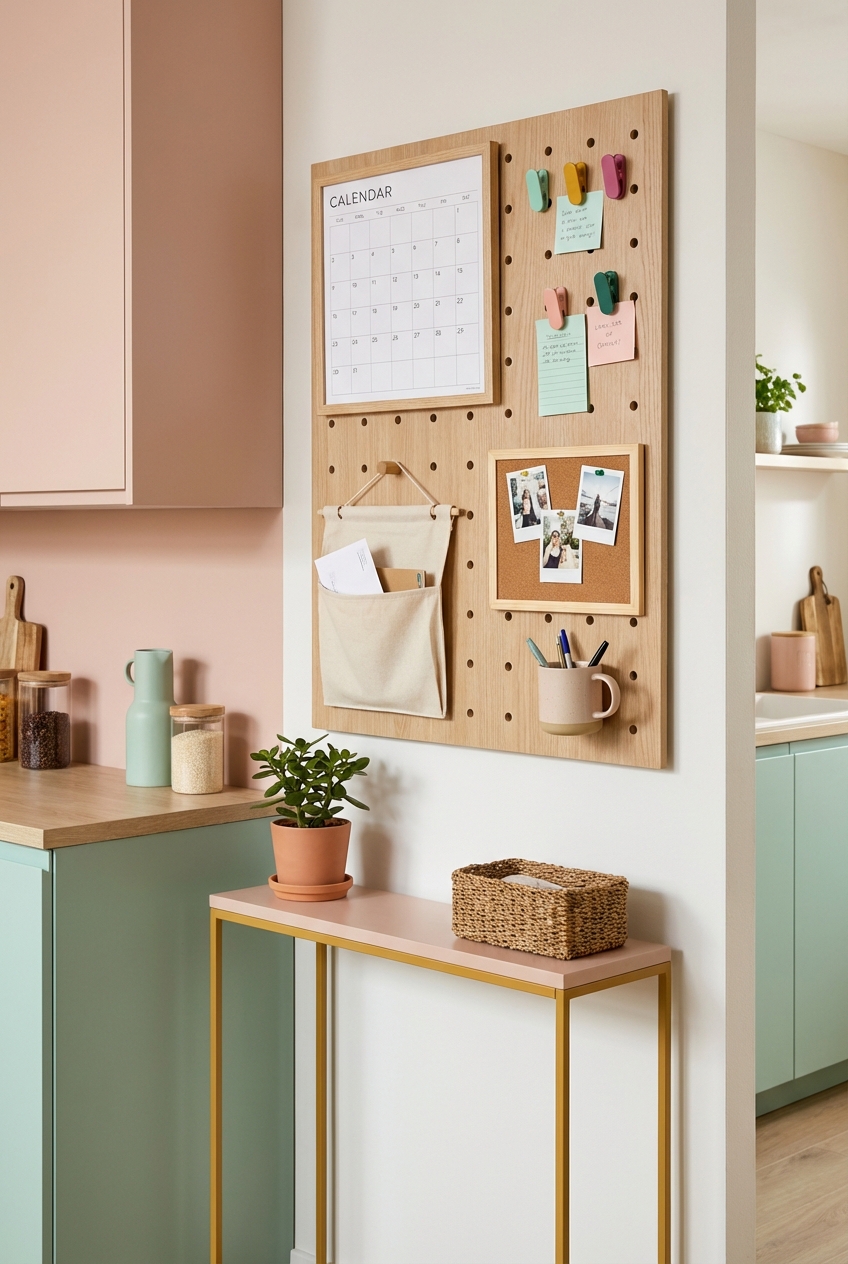 How to Create a Cute Command Center Without a Whole Room