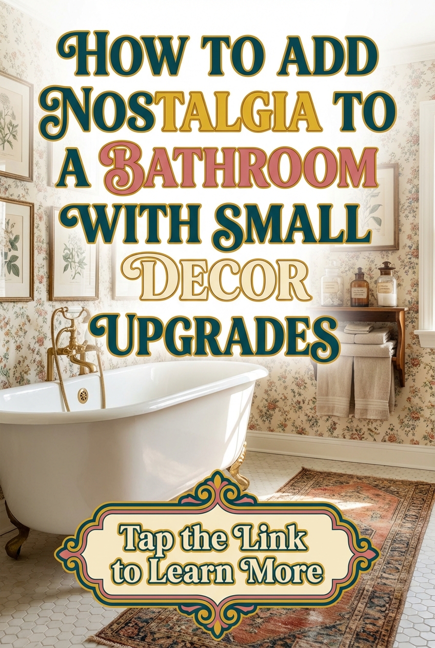 How to Add Nostalgia to a Bathroom with Small Decor Upgrades - photo 2