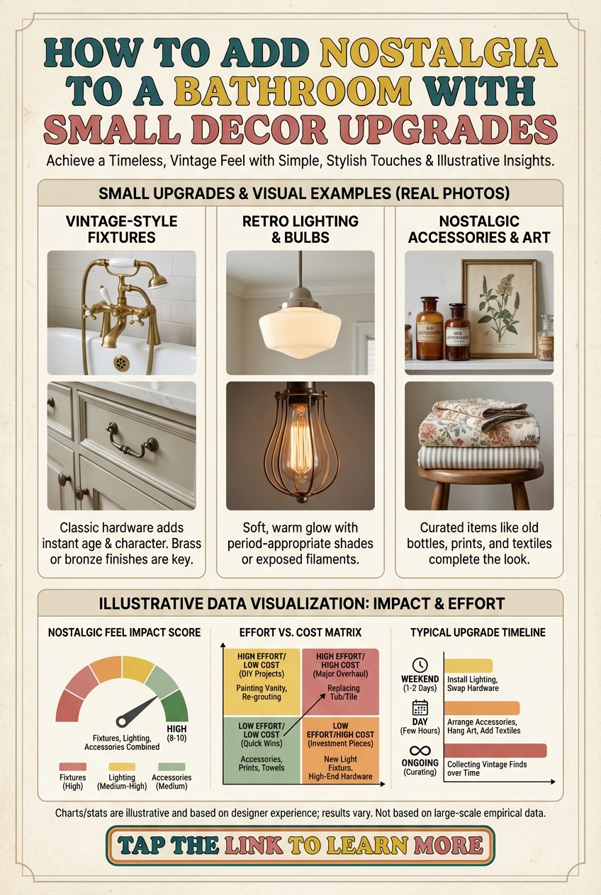 How to Add Nostalgia to a Bathroom with Small Decor Upgrades - photo 3
