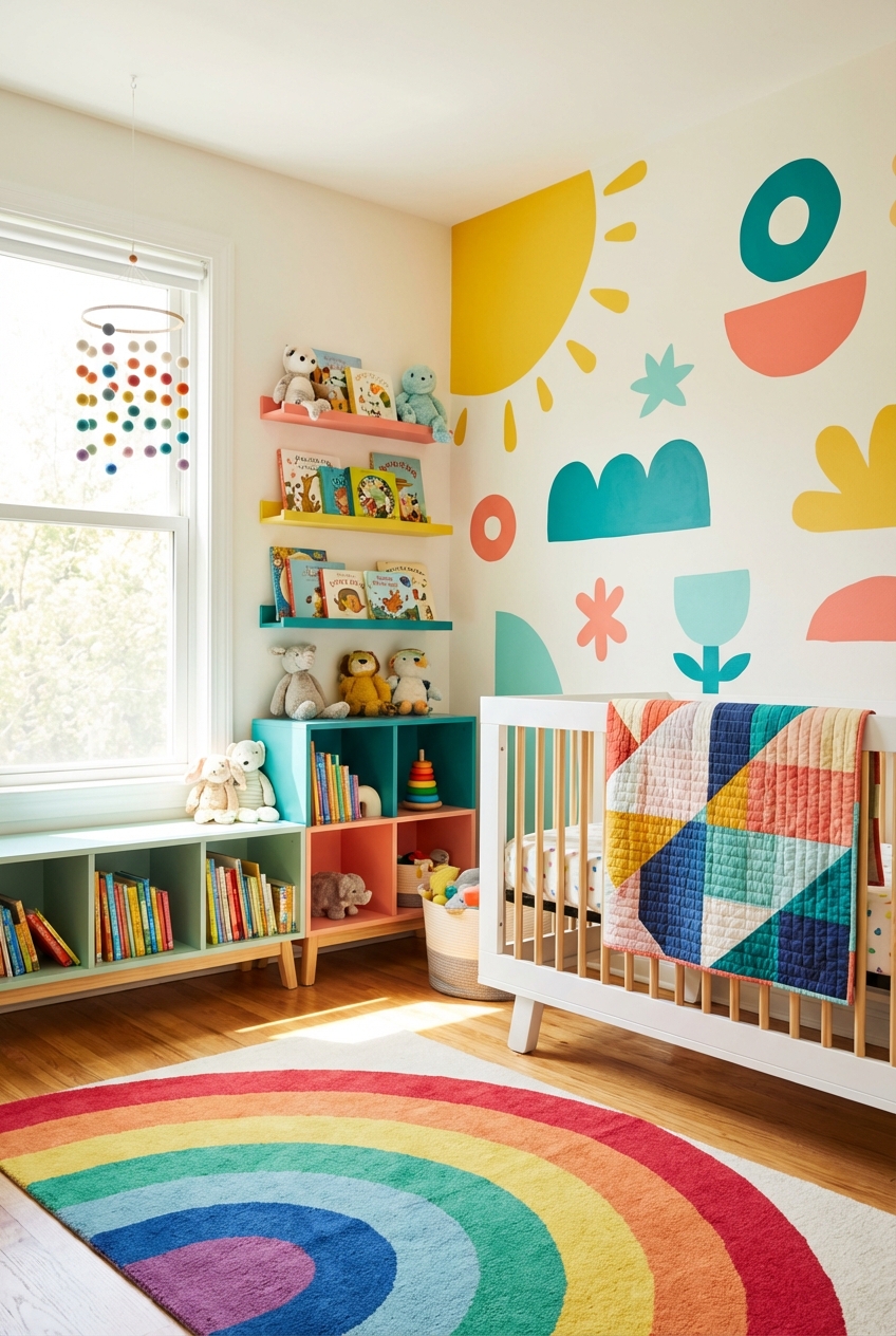 Bright Colorful Nursery Ideas to Inspire You