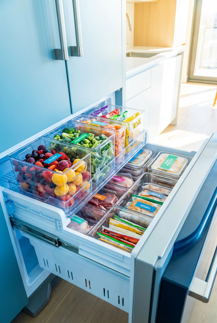 Organize Your Freezer Drawer: 9 Fast Fixes for a More Finished Space