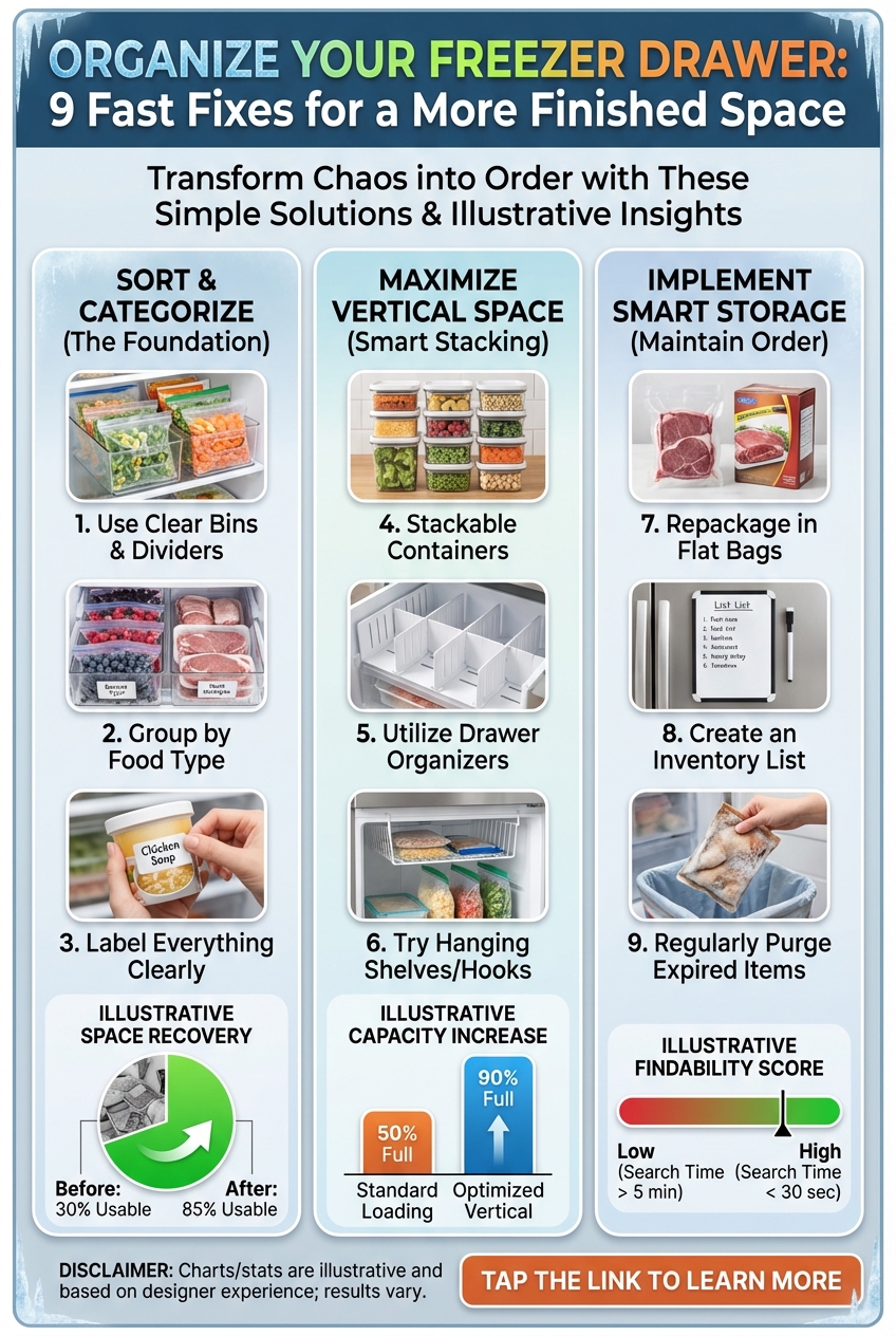 Organize Your Freezer Drawer: 9 Fast Fixes for a More Finished Space - photo 3