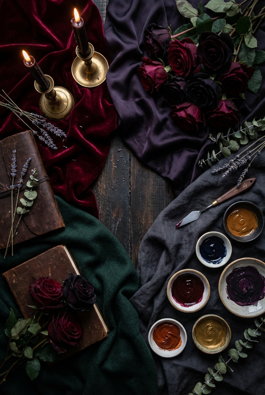Vamp Romantic Color Palette Ideas: 12 Moody Combos That Work