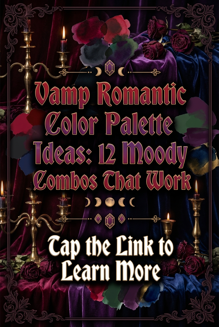 Vamp Romantic Color Palette Ideas: 12 Moody Combos That Work - photo 2