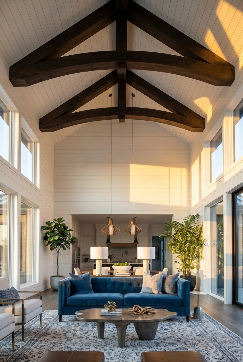 Vaulted Ceiling Trim Ideas to Elevate Your Home