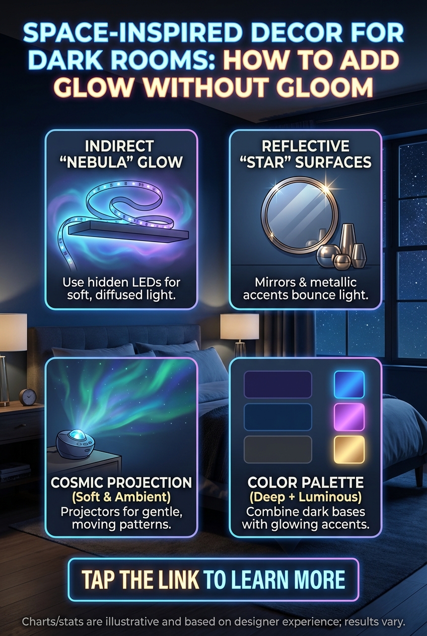 Space-Inspired Decor for Dark Rooms: How to Add Glow Without Gloom - photo 4