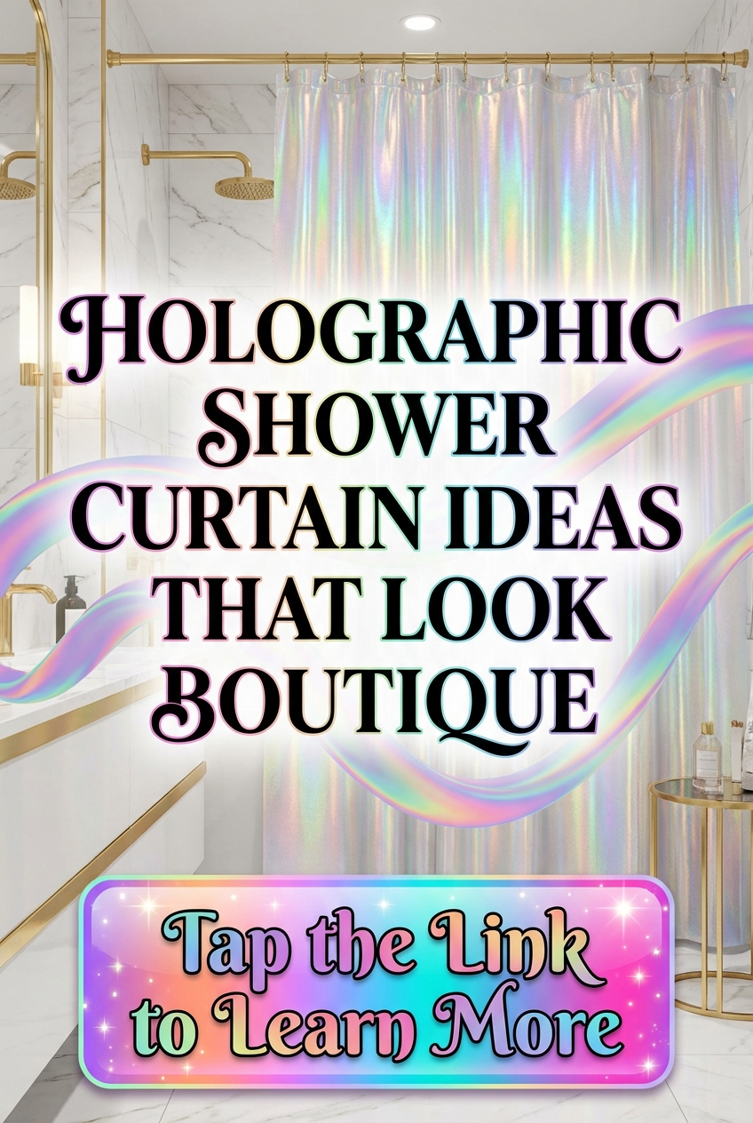 Holographic Shower Curtain Ideas That Look Boutique - photo 2